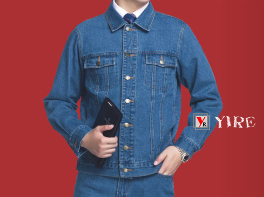 牛仔工作服